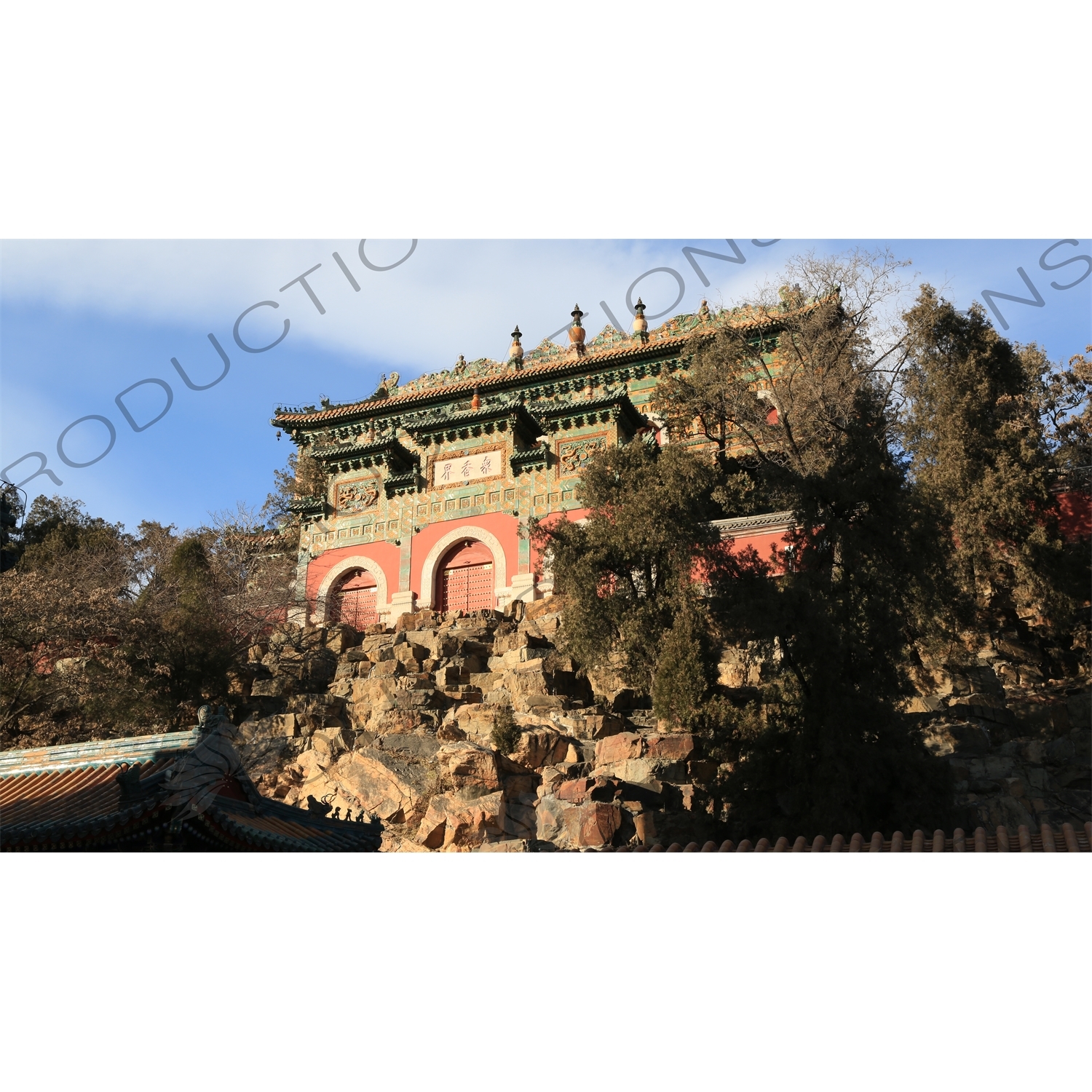 Realm of Multitudinous Fragrance (Zhong Xiang Jie) at the top of Longevity Hill (Wanshou Shan) in the Summer Palace in Beijing