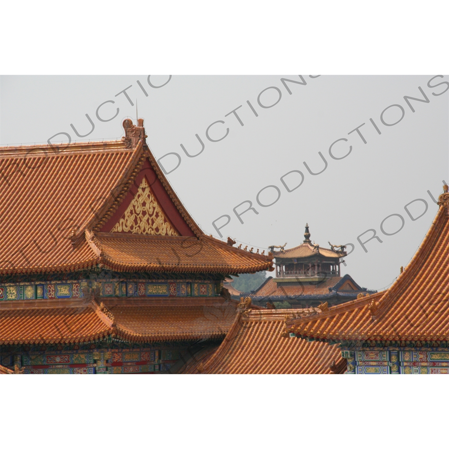 Roofs/Rooves in the Forbidden City in Beijing