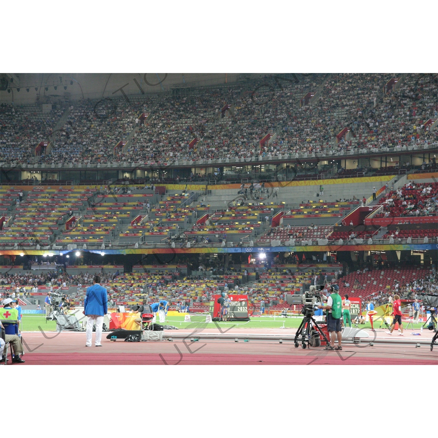 Bird's Nest/National Stadium (Niaochao/Guojia Tiyuchang) in the Olympic Park in Beijing