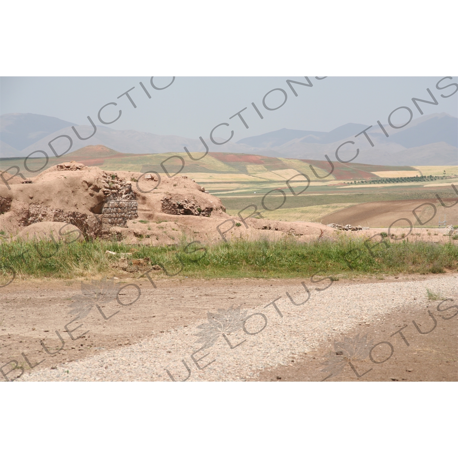 Ruined Buildings and Plains around Takht-e Soleyman