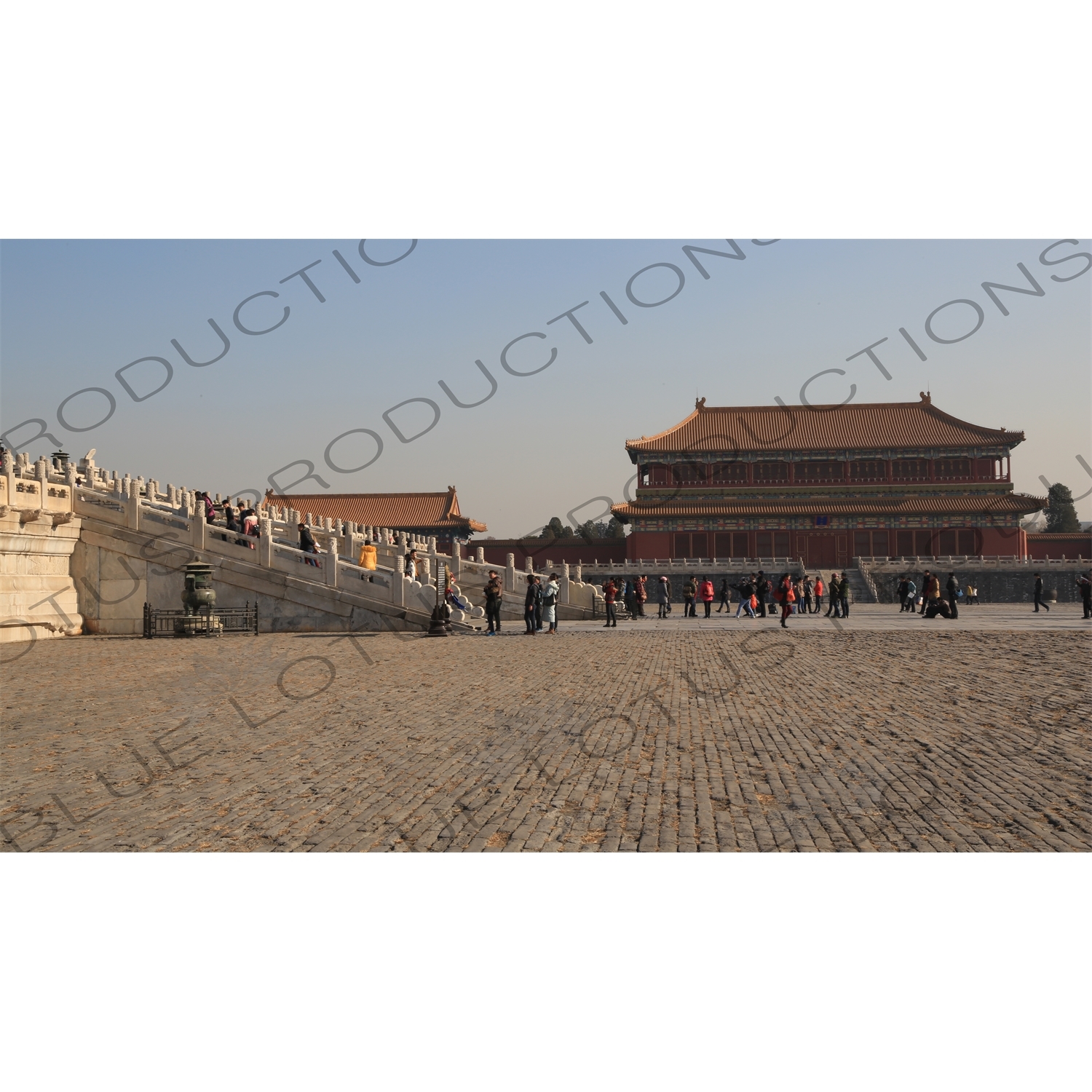 Pavilion of Embodying Benevolence (Tiren Ge) in the Forbidden City in Beijing