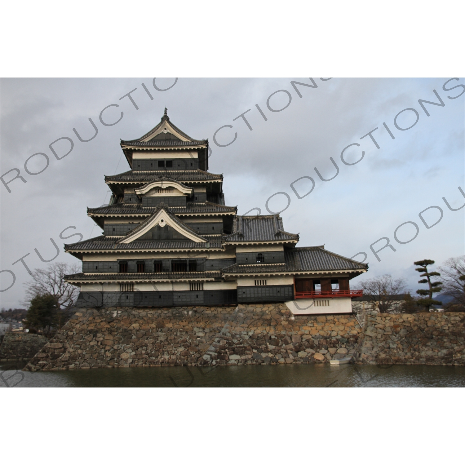 Keep (Tenshu/Tenshukaku) of Matsumoto Castle in Matsumoto