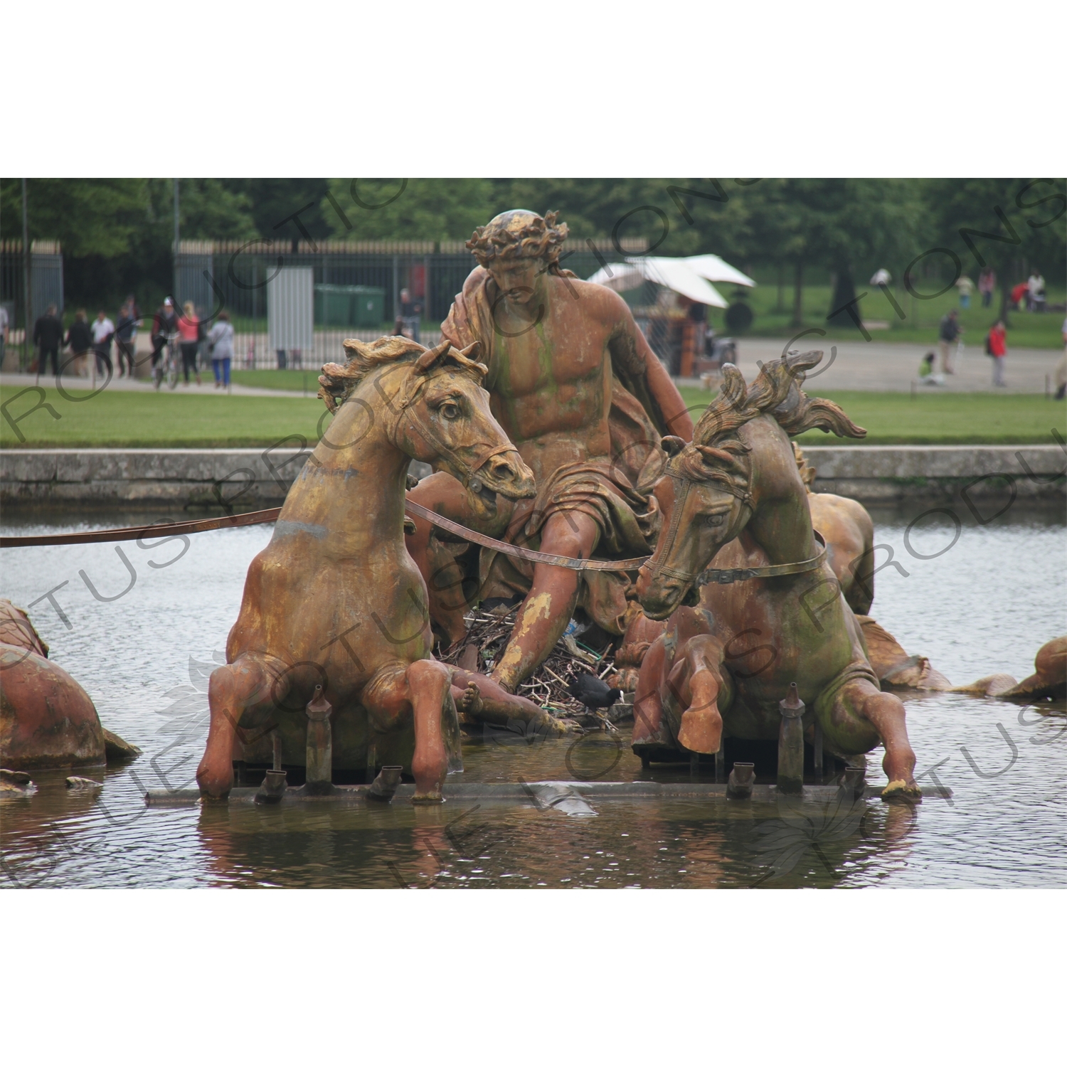 Apollo Fountain (Bassin d'Apollon) in the Gardens of Versailles at the Palace of Versailles (Château de Versailles) in Versailles