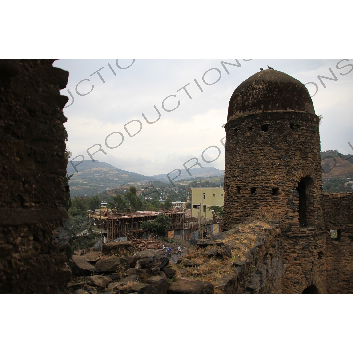 Fasilides' Castle in the Fasil Ghebbi Complex in Gondar