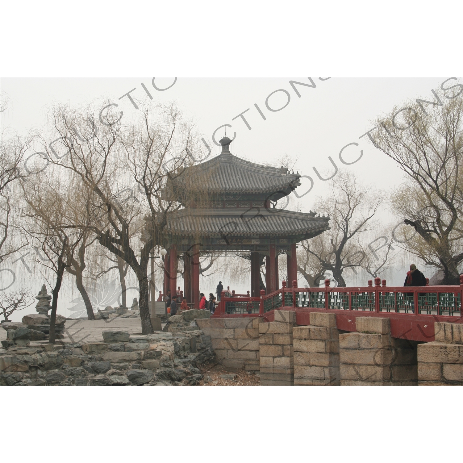 Pavilion of Heralding Spring (Zhi Chun Ting) in the Summer Palace in Beijing