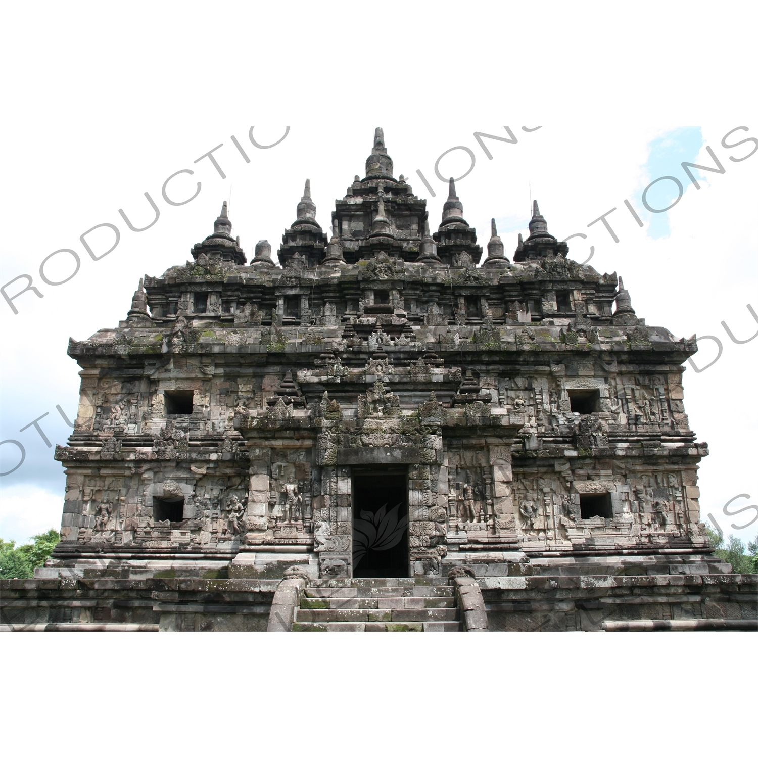 Building at Prambanan Temple Compound near Yogyakarta