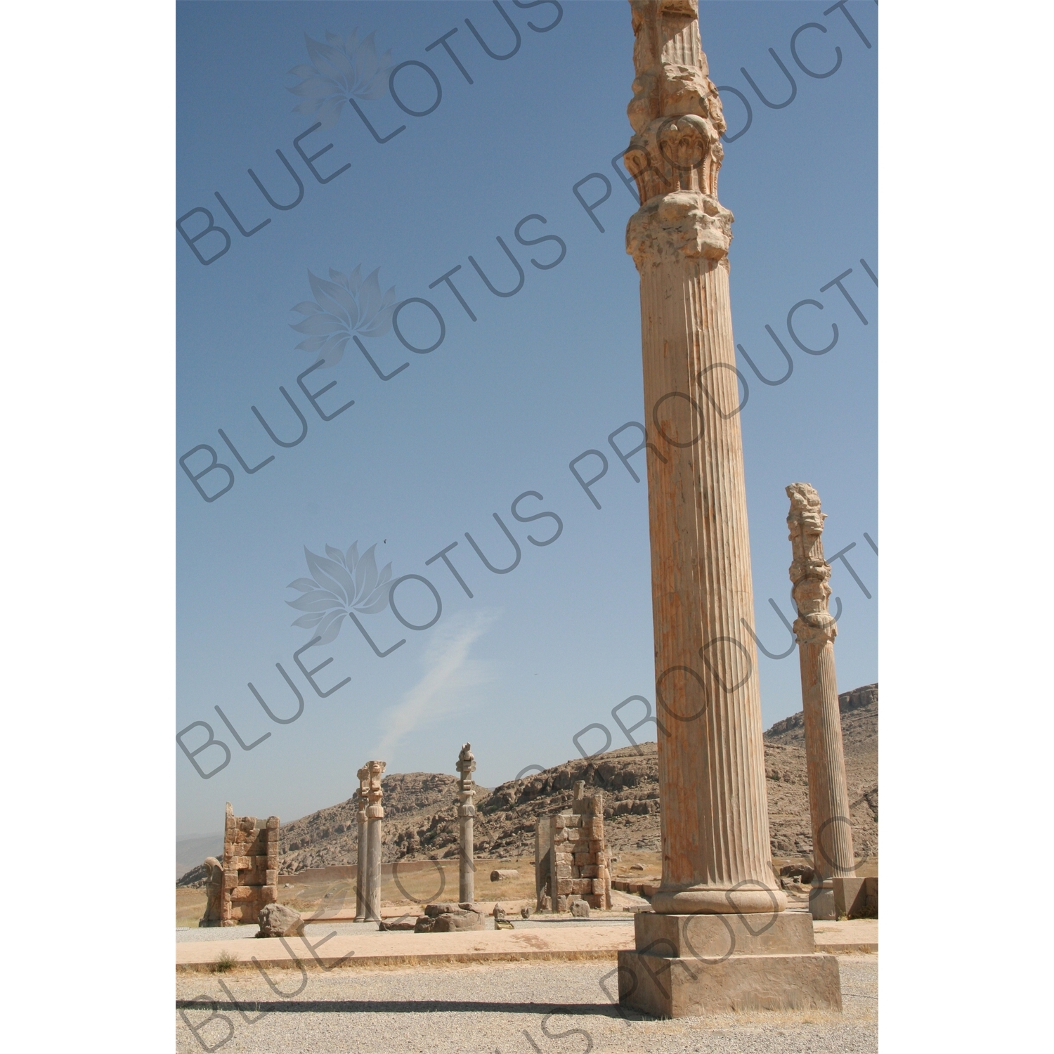 Apadana Palace and the Gate of Nations at Persepolis