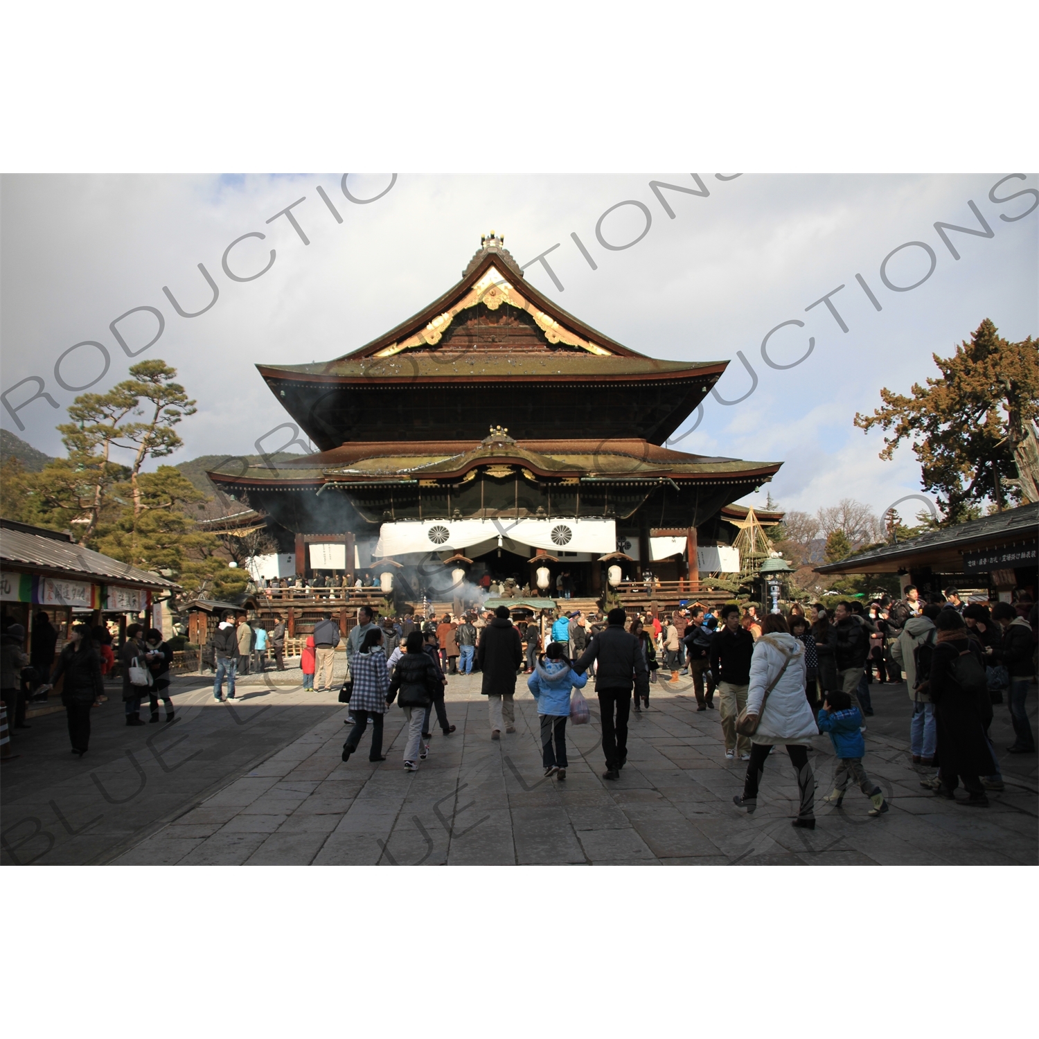 Hondo of Zenko-ji in Nagano