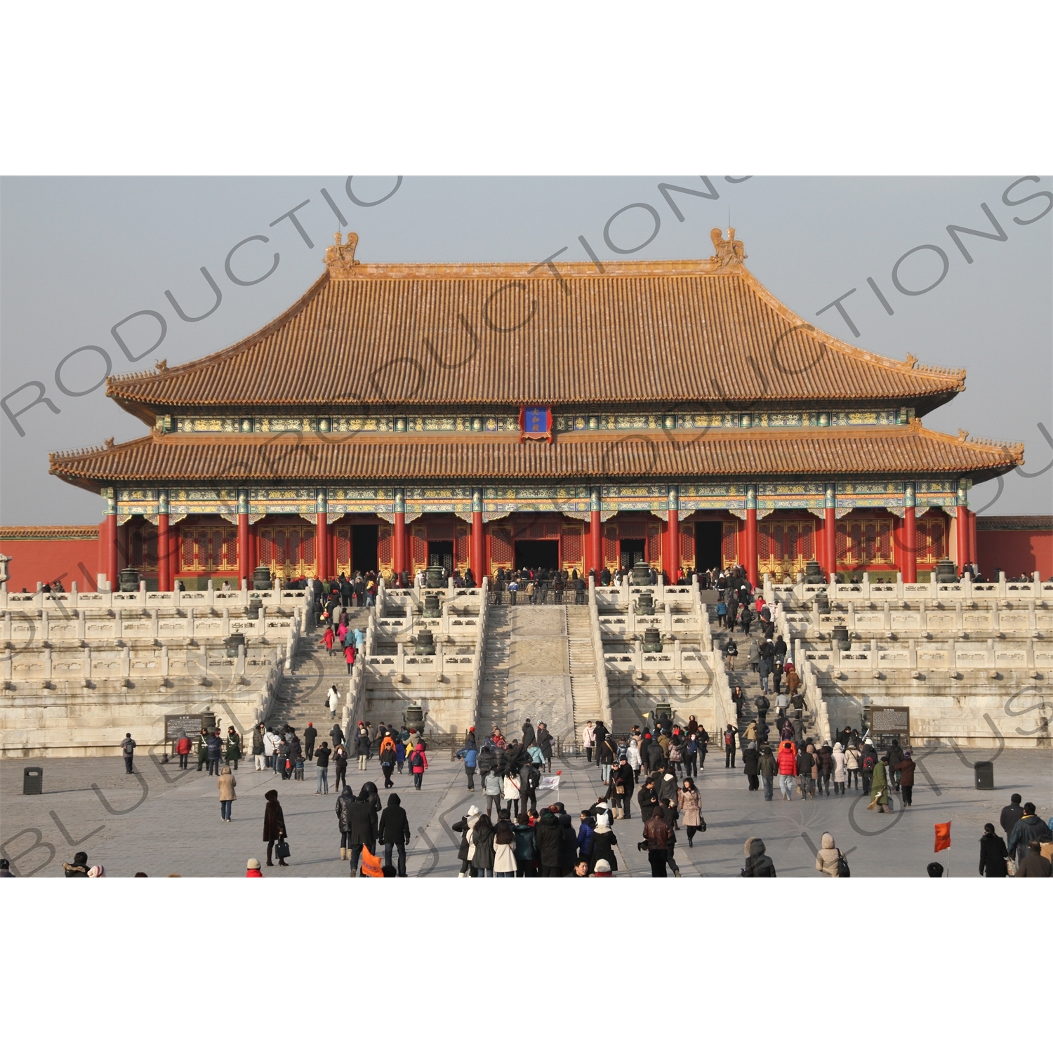 Hall of Supreme Harmony (Taihe Dian) in the Forbidden City in Beijing