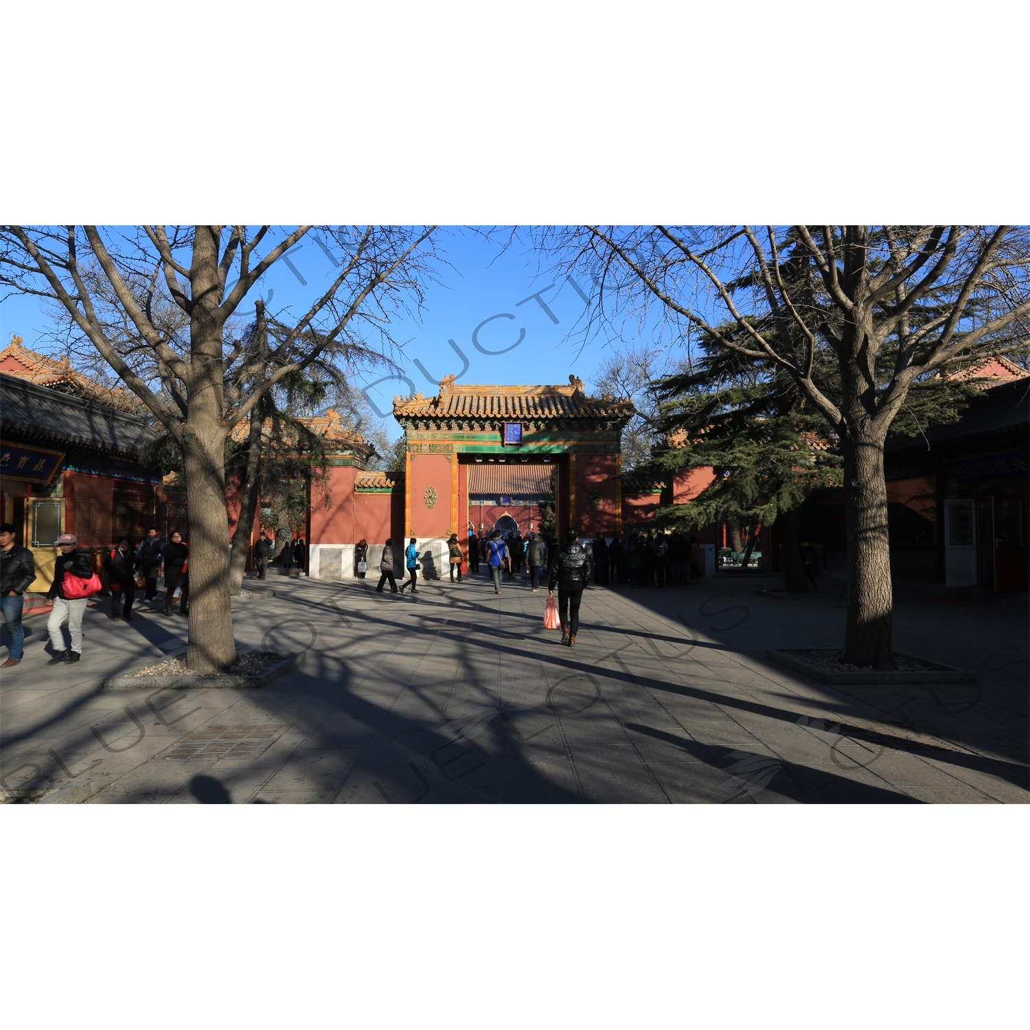 Gate of Peace Declaration (Zhaotai Men) in the Lama Temple in Beijing