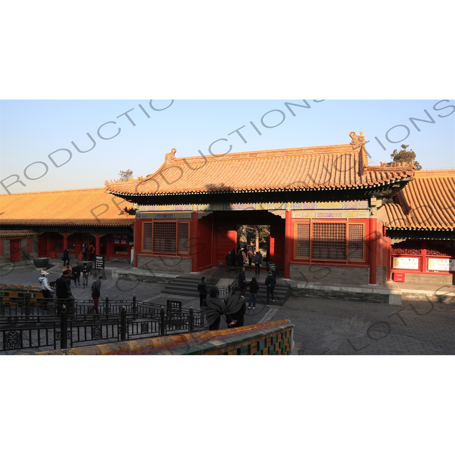 Gate of Earthly Tranquility (Kunning Men) in the Forbidden City in Beijing