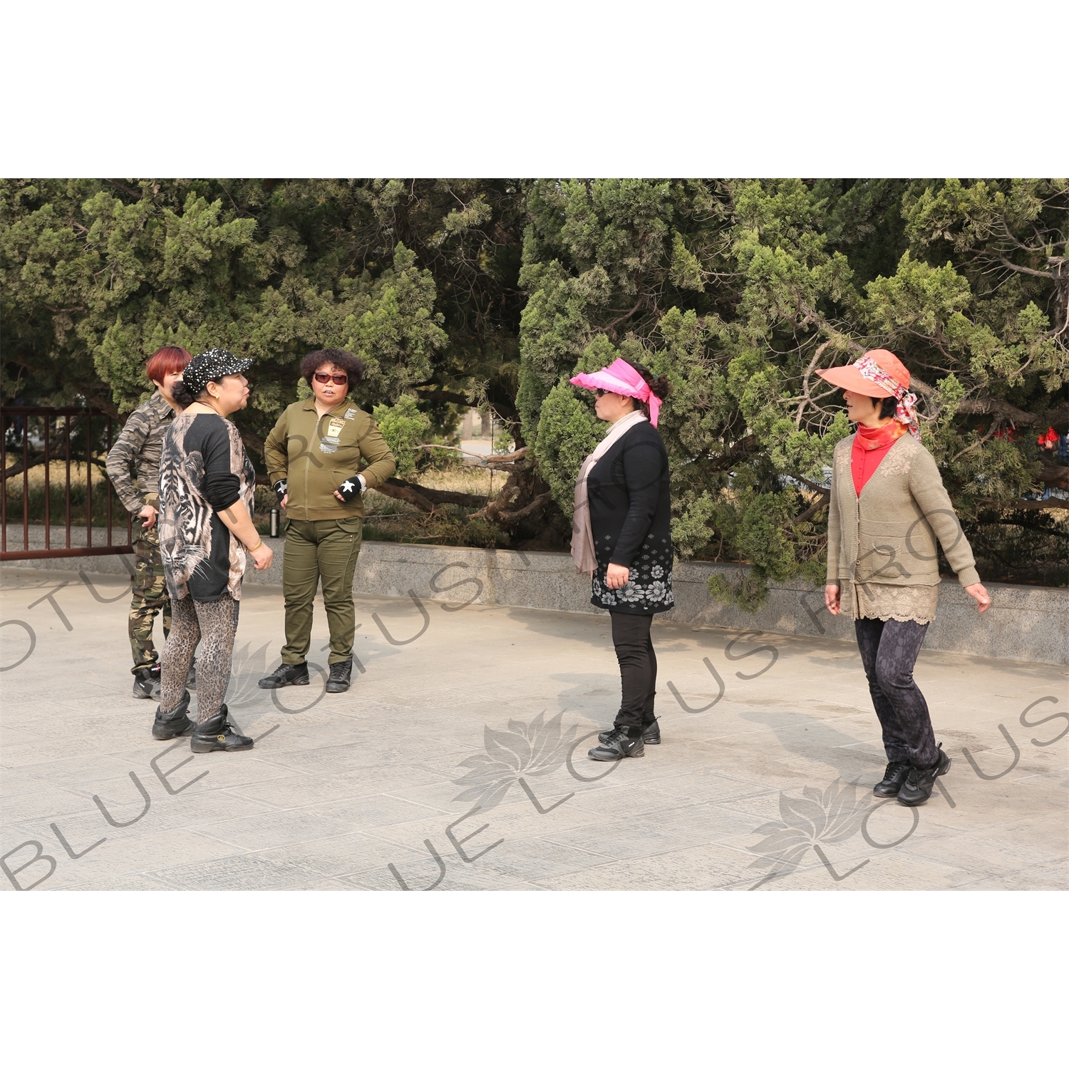 Dance Class near the North Gate of the Temple of Heaven (Tiantan) in Beijing