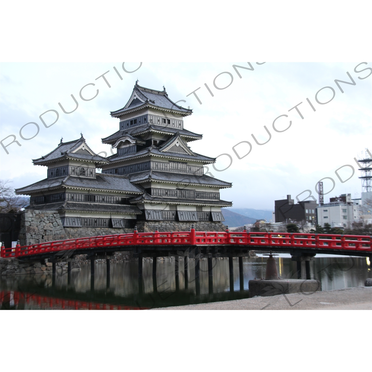 Bridge at Matsumoto Castle in Matsumoto