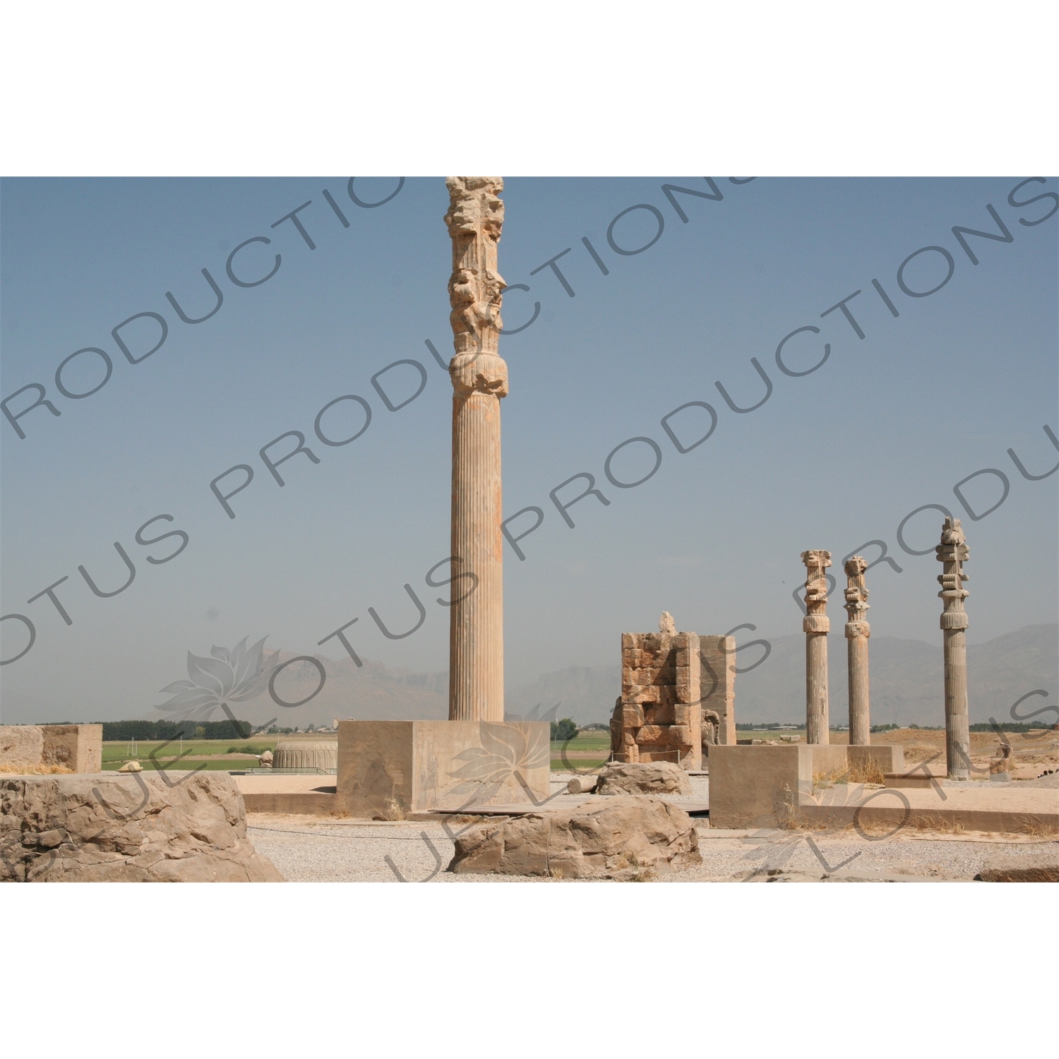 Apadana Palace and the Gate of Nations at Persepolis