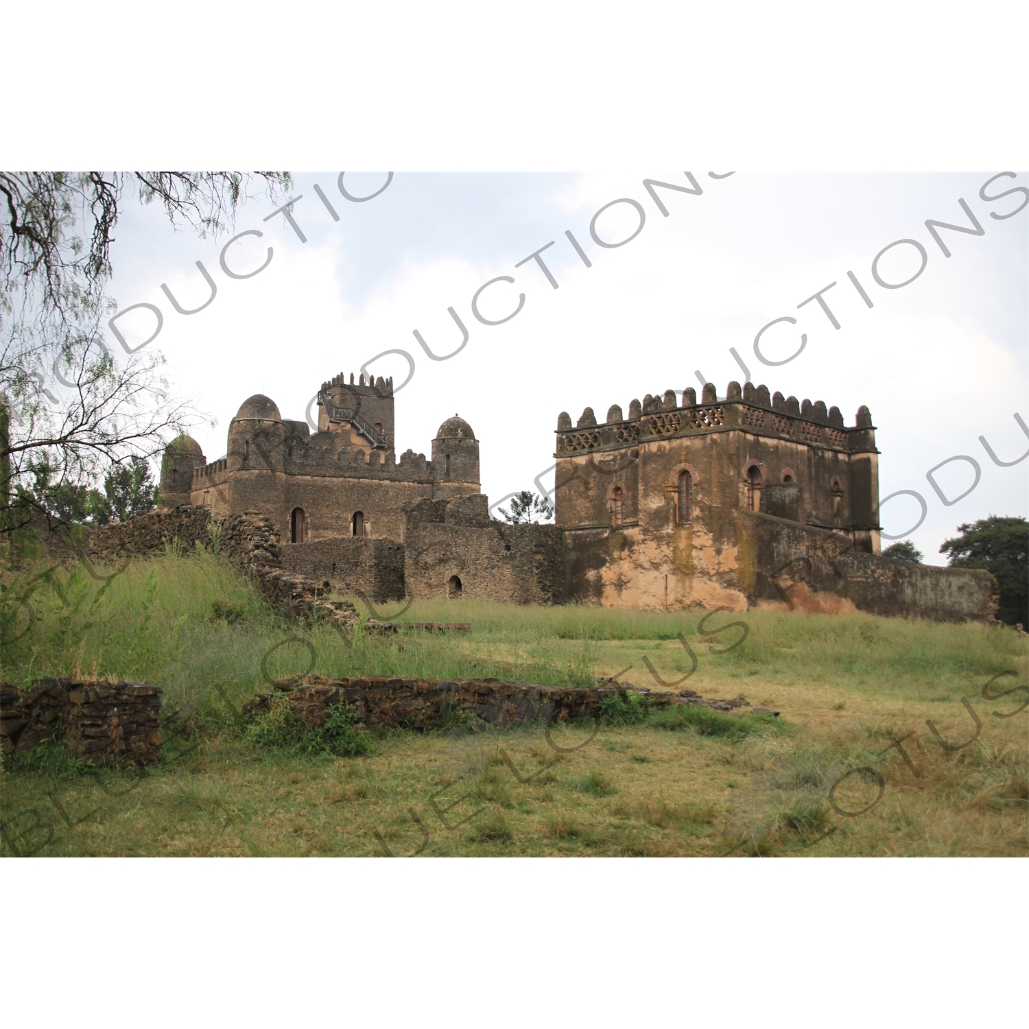 Fasilides' Castle in the Fasil Ghebbi Complex in Gondar