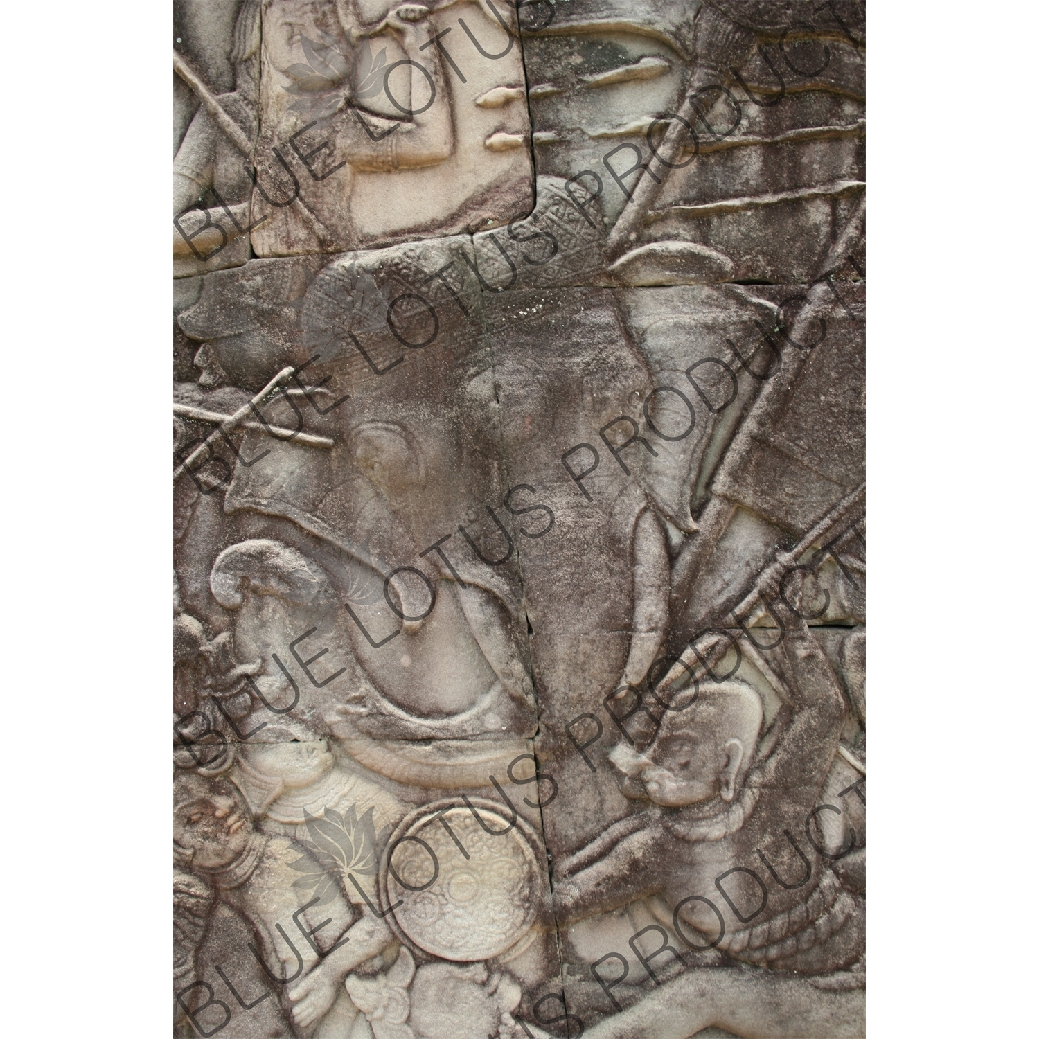 Sculptural Relief in Angkor Thom