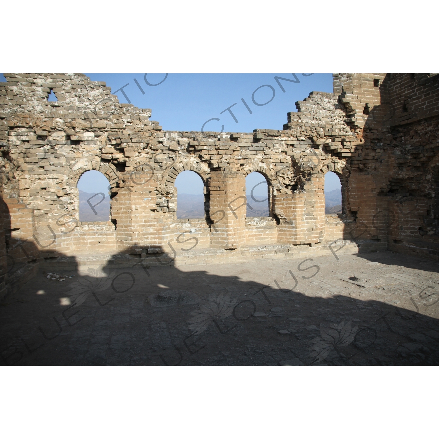 Corner Building/Tower (Guaijiao Lou) on the Jinshanling section of the Great Wall of China