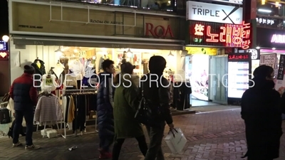 Seoul Street at Night