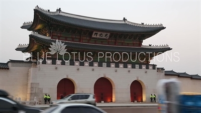 Gwanghwa Gate (Gwanghwamun) at Gyeongbok Palace (Gyeongbokgung) in Seoul