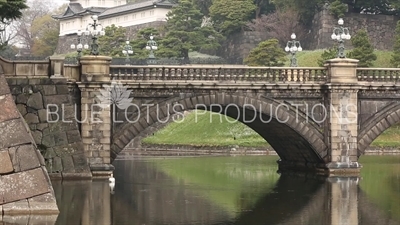 Tokyo Imperial Palace (Kokyo) Bridges and Fushimi Keep (Fushimi-yagura)