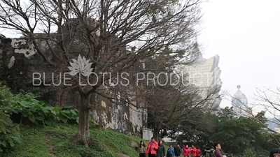 Exterior Wall of Monte Fort (Fortaleza do Monte) in Macau