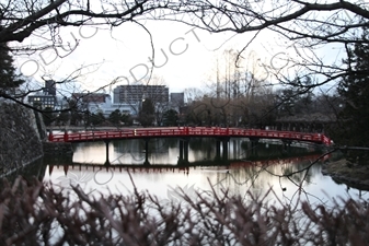 Bridge at Matsumoto Castle in Matsumoto