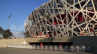 Bird's Nest/National Stadium (Niaochao/Guojia Tiyuchang) in the Olympic Park in Beijing