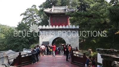 Tower of Dawn Light (Yinhui Chengguang) in the Summer Palace in Beijing