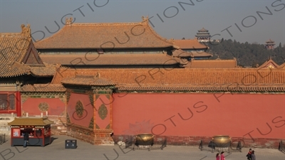 Imperial Roofs/Rooves in the Forbidden City in Beijing