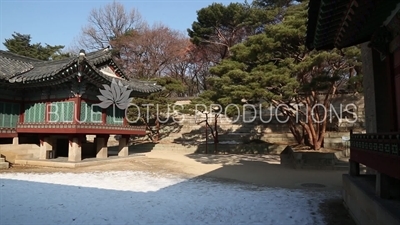 Rear of Daejo Hall (Daejojeon) at Changdeok Palace (Changdeokgung) in Seoul