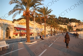 Boulevard along the Seafront in Nice