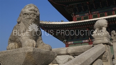 Carvings on Stairway Leading to Geunjeong Hall (Geunjeongjeon) at Gyeongbok Palace (Gyeongbokgung) in Seoul