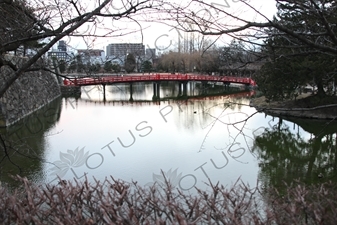 Bridge at Matsumoto Castle in Matsumoto