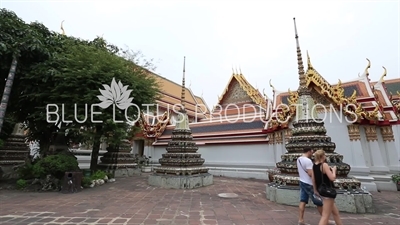 Chedi at Wat Pho (Wat Phra Chetuphon Vimolmangklararm Rajwaramahaviharn) in Bangkok