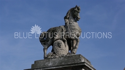 Gallic Warrior Statue by Antoine-Augustin Preault on the Right/South Bank of the Jena Bridge (Pont d'Iéna) in Paris