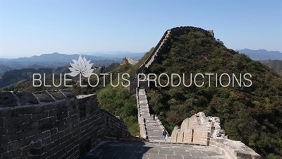 Unnamed Building/Tower (Wuming Lou) and the Corner Building/Tower (Guaijiao Lou) on the Jinshanling section of the Great Wall of China