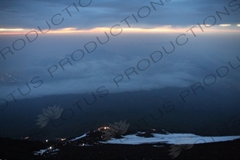 Sunrise at the Summit of Mount Fuji