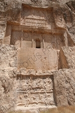 Tomb of Darius the Great and Equestrian Relief of Bahram II in Combat at Naqsh-e Rustam