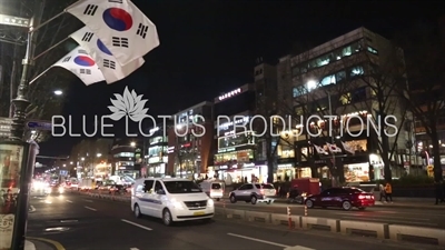 Seoul Street at Night