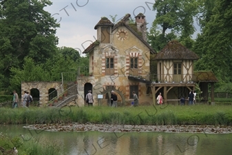 'the Mill' (Moulin) in the Queen's Hamlet (Hameau de la Reine) in the Gardens of Versailles at the Palace of Versailles (Château de Versailles) in Versailles