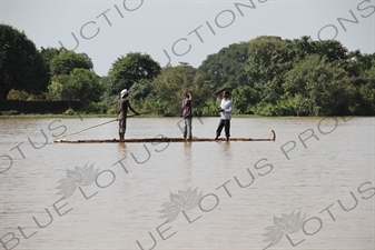 Boat on Lake Tana