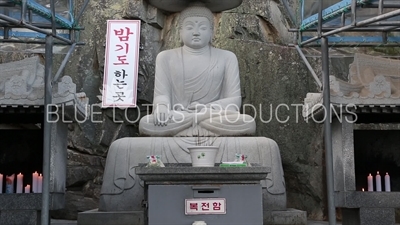 Yacksayeorae Healing Buddha at Haedong Yonggung Temple (Haedong Yonggungsa) in Busan