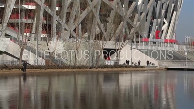 Bird's Nest/National Stadium (Niaochao/Guojia Tiyuchang) in the Olympic Park in Beijing