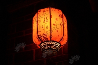 Red Lantern in the Old City in Lijiang