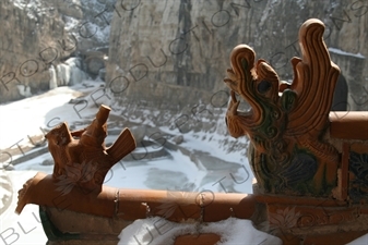 Hanging Temple/Monastery (Xuankong Si) on Heng Mountain (Hengshan) in Shanxi Province