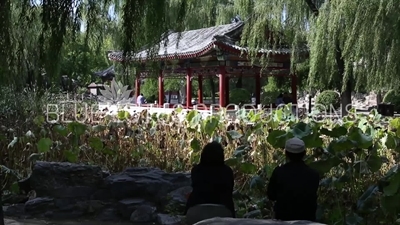 Southwest Waterscape Area in the Temple of the Sun Park (Ritan Gongyuan) in Beijing