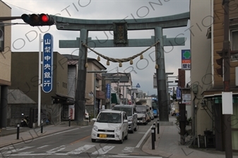 Torii in Fujiyoshida