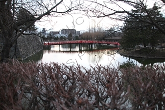 Bridge at Matsumoto Castle in Matsumoto