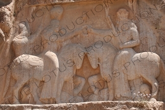 Investiture of Ardashir Relief at Naqsh-e Rustam