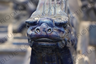 Glazed Dragon Wall Tiles in the Circular Mound Altar (Yuanqiu Tan) Compound in the Temple of Heaven (Tiantan) in Beijing